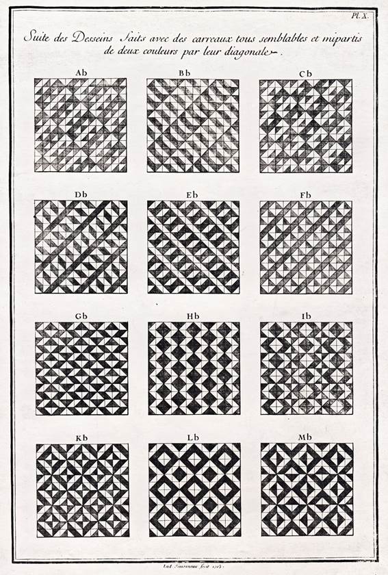 Fliesen des 18. Jahrhunderts