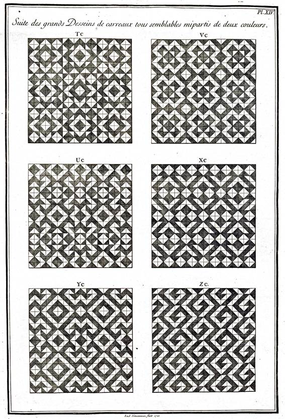 Fliesen des 18. Jahrhunderts